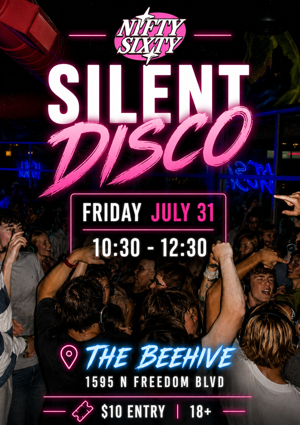 Silent Disco @ The Beehive Venue