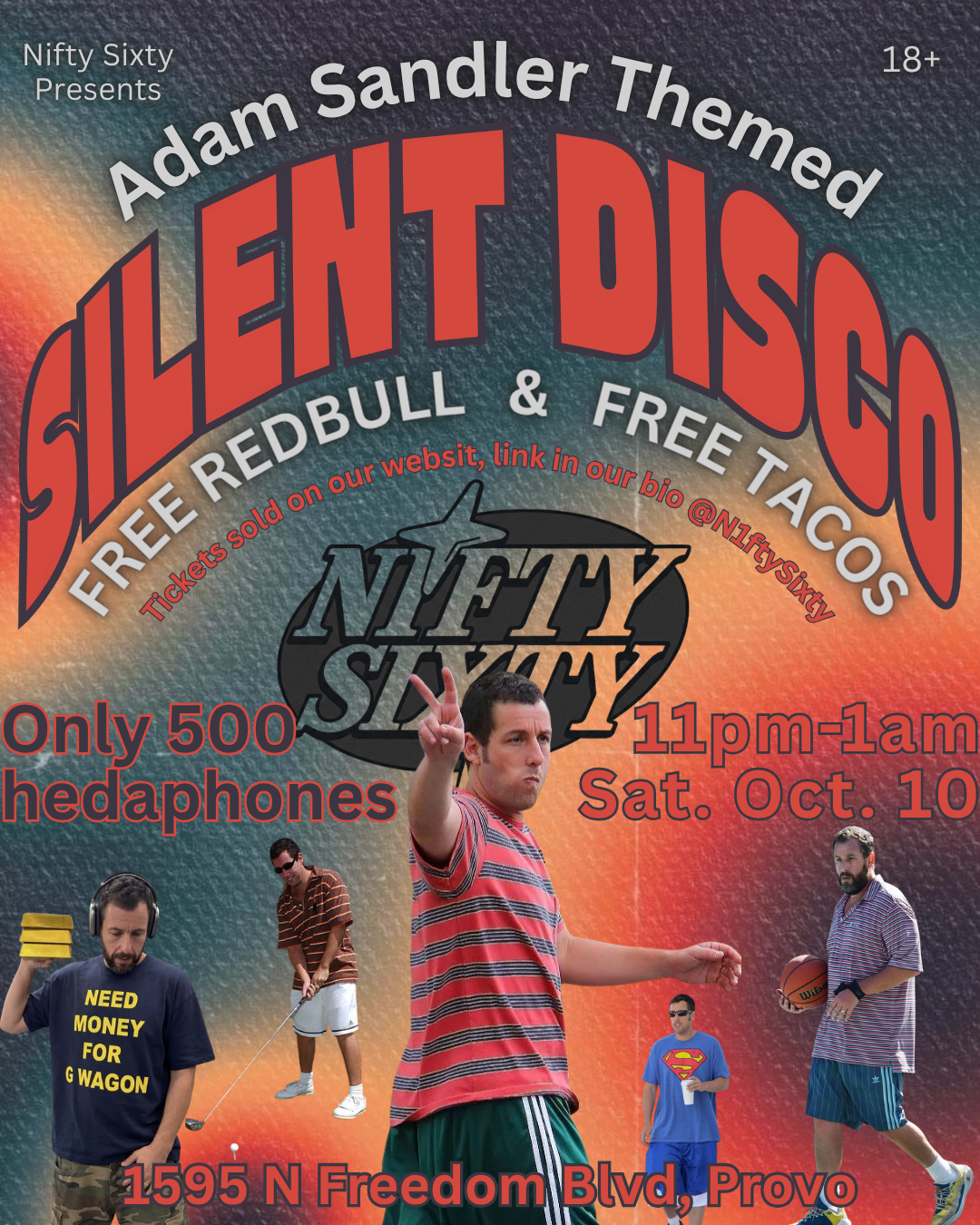 Adam Sandler Silent Disco